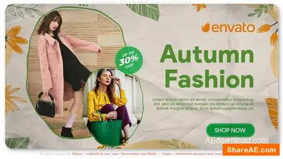 Autumn Fashion Collection Openers template preview