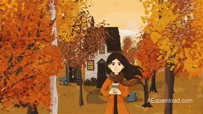 Autumn Intro Openers template preview