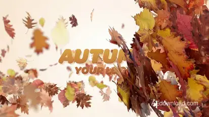 Autumn Logo Reveal Logo Stings template preview
