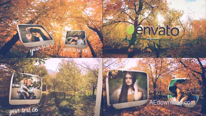 Autumn Slide Video Displays template preview