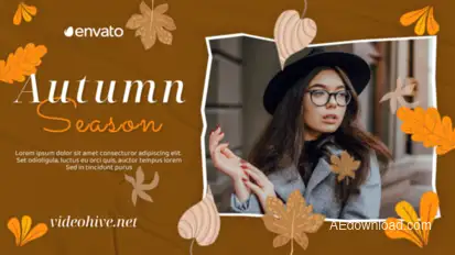 Autumn Style Video Displays template preview
