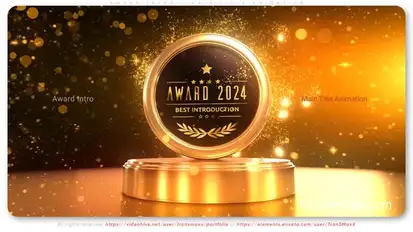 Award Intro - Main Title Animation Logo Stings template preview