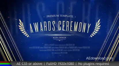 Awards broadcast-packages template preview