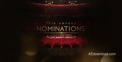 Awards Nominations Promo Openers template preview