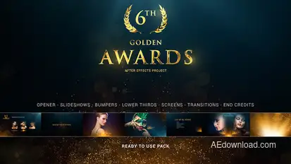 Awards Pack broadcast-packages template preview