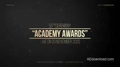 Awards Promo Opener Openers template preview