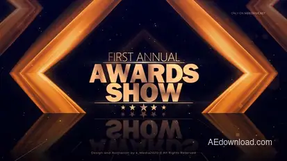 Awards Show broadcast-packages template preview