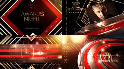 Awards Show Broadcast Pack broadcast-packages template preview