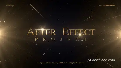 Awards Titles Gold Titles template preview