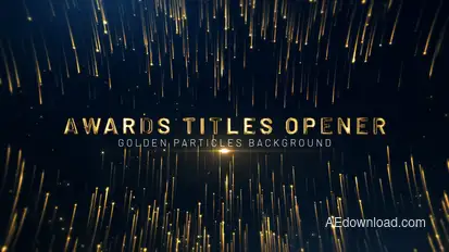 Awards Titles Opener Titles template preview