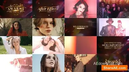 Awards Trailer Openers template preview