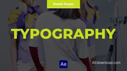 Aws Typo Project Titles template preview