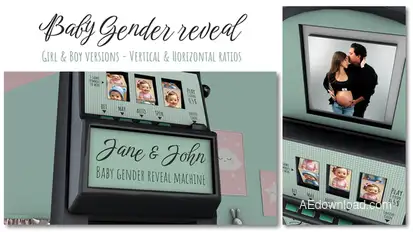 Baby Gender Reveal : Girl or Boy? Openers template preview