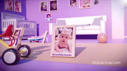 Baby Picture Frames Video Displays template preview