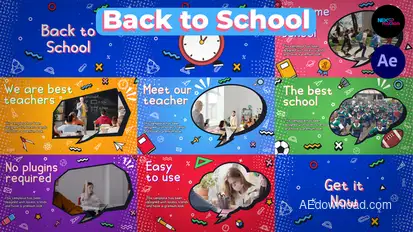 Back to school Product Promo template preview