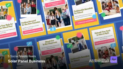 Back to School Fashion Promo - Social Media Reels Product Promo template preview