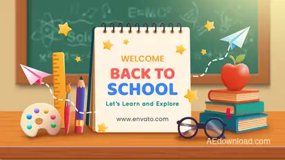 Back to School Intro Openers template preview
