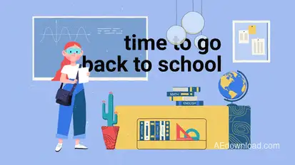 Back to School Intro Openers template preview