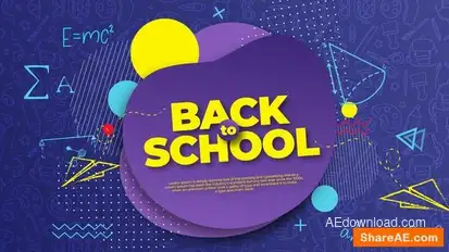 Back to School Intro Opener Openers template preview