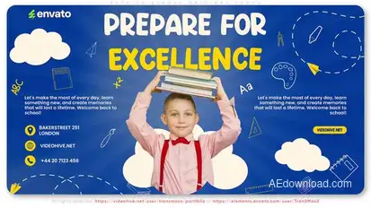 Back to School Original Promo Openers template preview