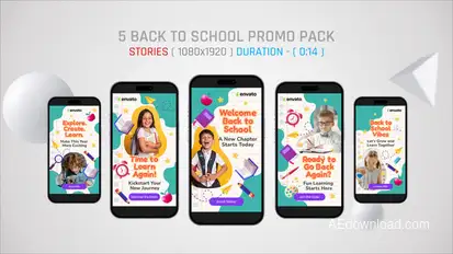 Back To School Promo Pack Product Promo template preview
