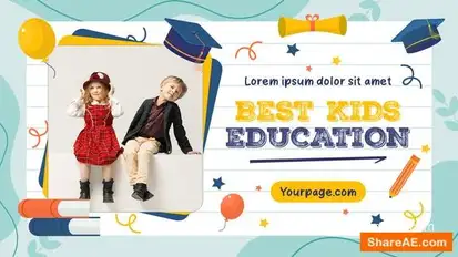 Back To School Slides Promo Openers template preview