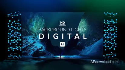 Background Lights Digital Elements template preview