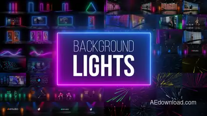 Background Lights Video Displays template preview