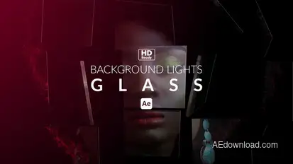 Background Lights Glass Video Displays template preview
