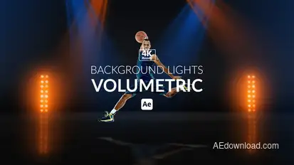 Background Lights Volumetric Elements template preview