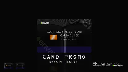 Bank Card Product Promo template preview