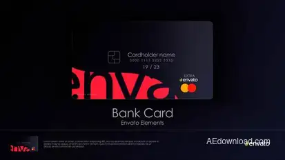 Bank Credit Card Product Promo template preview