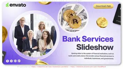Bank Services Slideshow Openers template preview