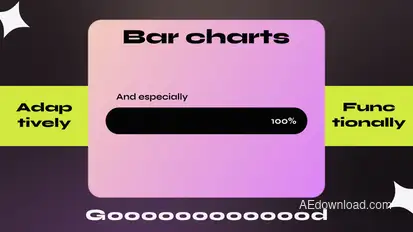 Bar Charts Infographics template preview