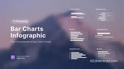 Bar Graph Infographics Infographics template preview