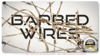 Barbed Wires Pack Elements template preview