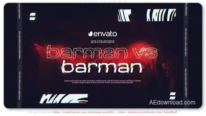 Barman VS Barman Video Displays template preview