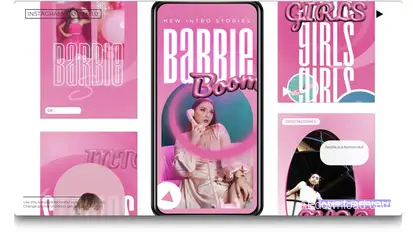 Barri doll stories instagram Product Promo template preview