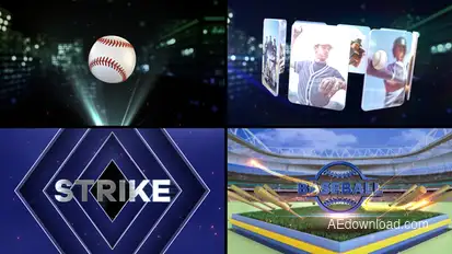 Baseball Bumper 2 Logo Stings template preview