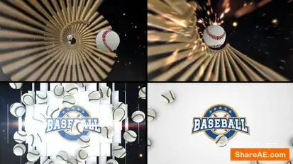 Baseball Logo Reveal 3 Logo Stings template preview
