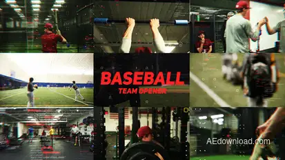 Baseball Team Opener Openers template preview