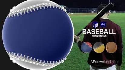 Baseball Transitions for After Effects Elements template preview