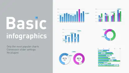 Basic infographics Infographics template preview