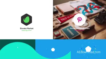 Clean Minimal Logo Reveal – Simple 2D Flat Intro Animation Corporate Branding Modern Presentation Logo Stings template preview