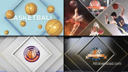 Basketball Bumper 2 Logo Stings template preview