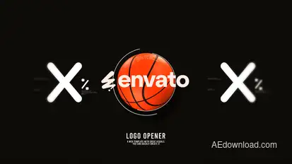 Basketball Logo Openers template preview