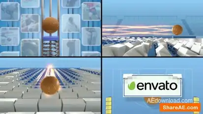 Basketball Logo Reveal 6 Logo Stings template preview