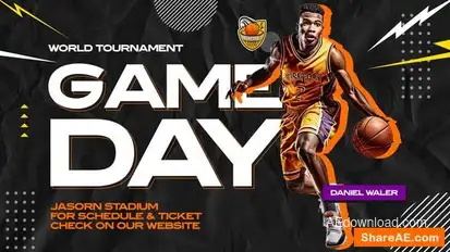 Basketball Sport Promo Openers template preview