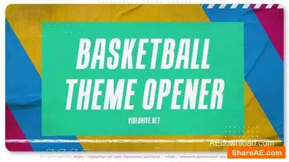 Basketball Theme Opener Openers template preview