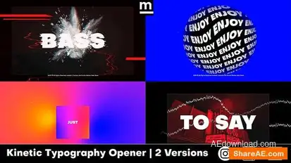 Bass Glitch Opener Openers template preview